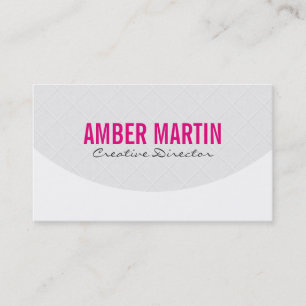 Tiled VI   White Business Card