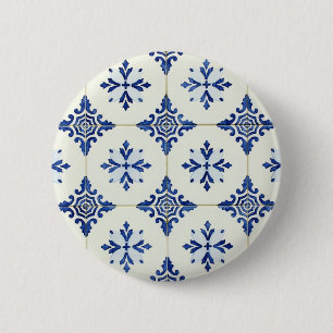 Tiles 6 Cm Round Badge