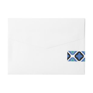 Tiles Badges Wraparound Address Label