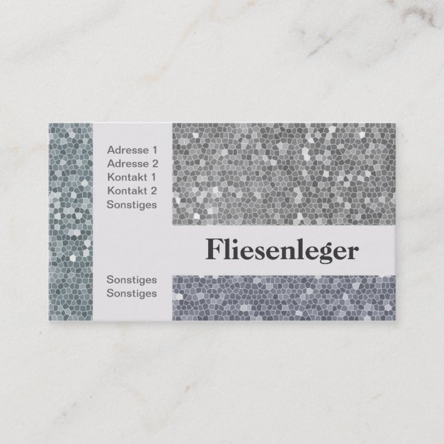 tiles business card (Front)