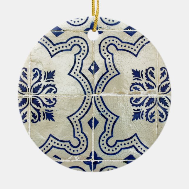 Tiles, Portuguese Tiles Ceramic Ornament (Front)