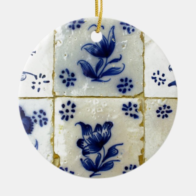 Tiles, Portuguese Tiles Ceramic Ornament (Front)
