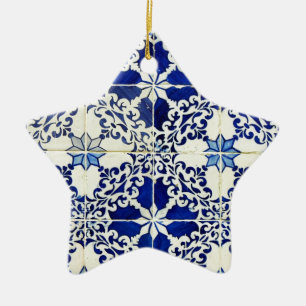 Tiles, Portuguese Tiles Ceramic Tree Decoration
