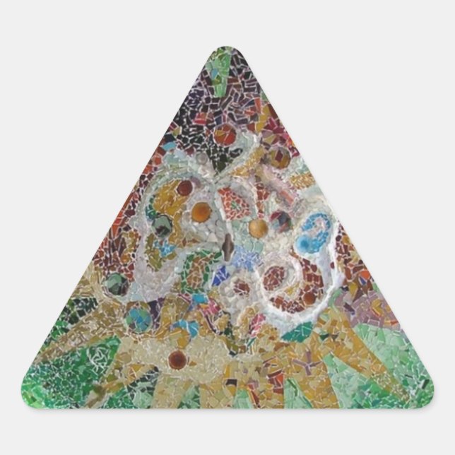 Tiles Triangle Sticker (Front)