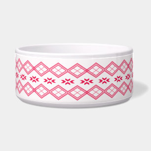 Tilet Pattern Pink Geometric Design