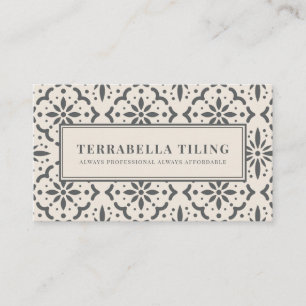 Tiling Flooring Business Card