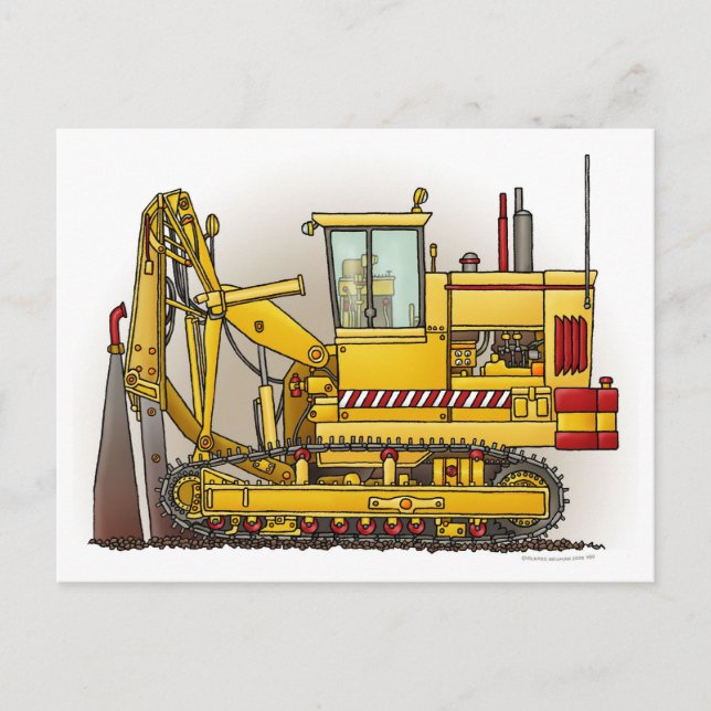 Tiling Machine Postcard (Front)