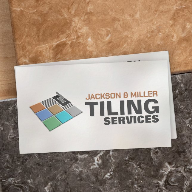 Tiling Services - Tile Layer Business Card (Creator Uploaded)