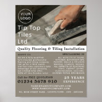Tiling Trowel, Floorer, Tile Installer Advertising