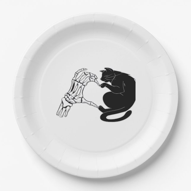 Till Death Cats Do Us Part Classic Paper Plate (Front)
