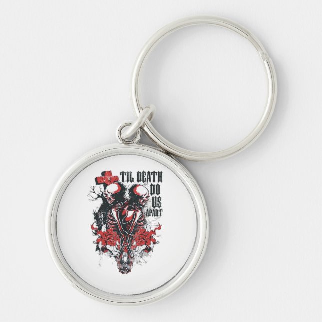Till Death Do Us Apart Classic Key Ring (Front)