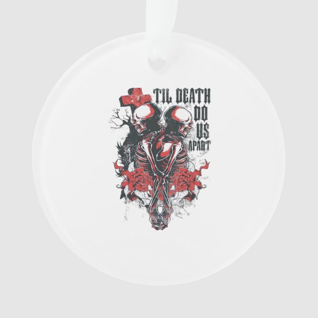 Till Death Do Us Apart Classic Ornament (Front)