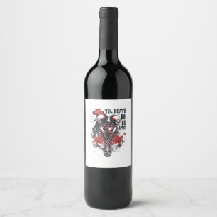 Till Death Do Us Apart Classic Wine Label