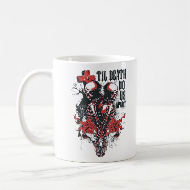 Till Death Do Us Apart  Coffee Mug (Left)