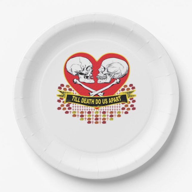 Till Death Do Us Apart Essential Paper Plate (Front)