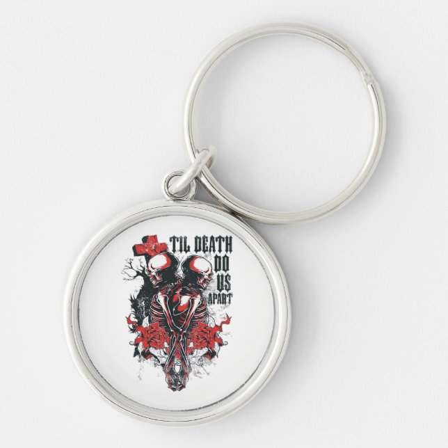 Till Death Do Us Apart  Key Ring (Front)