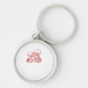 Till Death Do Us Apart (Red Transparent) Key Ring