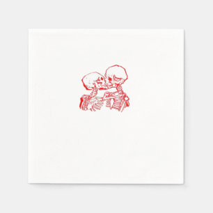 Till Death Do Us Apart (Red Transparent) Napkin