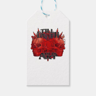 Till Death Do Us Art On White Classic Gift Tags