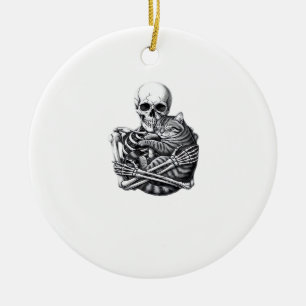 Till Death Do Us Classic & Quote Ceramic Ornament