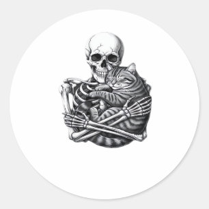 Till Death Do Us Classic & Quote Round Sticker