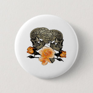 Till Death Do Us Funny Design For Halloween 6 Cm Round Badge