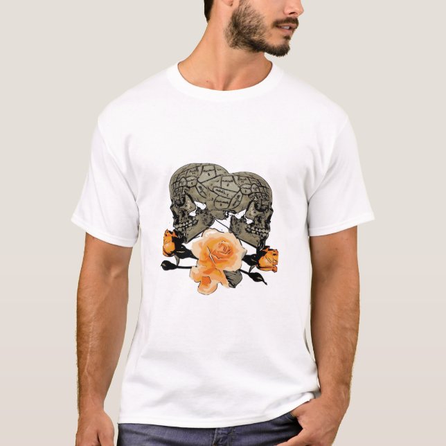 Till Death Do Us Funny Design For Halloween T-Shirt (Front)