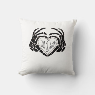 Till Death Do Us Funny Design – Ghostly Love Vibes Cushion