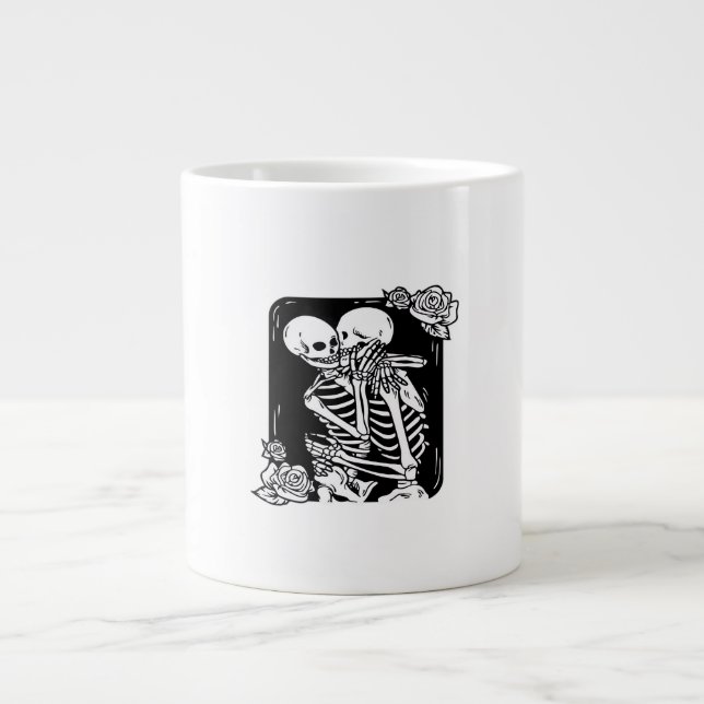 Till Death Do Us Funny Design Large Coffee Mug (Front)