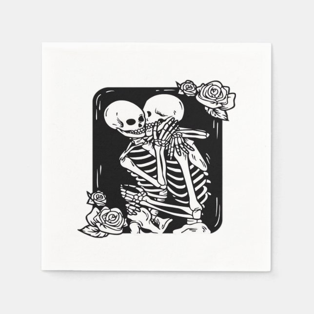 Till Death Do Us Funny Design Napkin (Front)