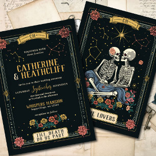 Till Death Do Us Part 3   Tarot Wedding Invitation