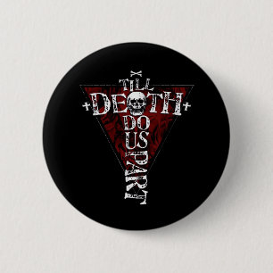 Till Death Do Us Part – Autumn Goth Aesthetic 6 Cm Round Badge