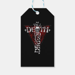 Till Death Do Us Part – Autumn Goth Aesthetic Gift Tags