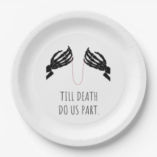 Till Death Do Us Part Boxy Paper Plate
