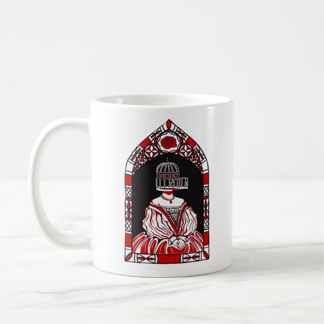 Till Death Do Us Part Caged Bird Classic Coffee Mug (Left)