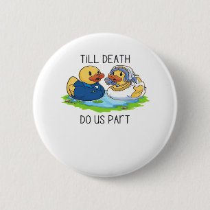 Till Death Do Us Part Classic – Autumn Love Story 6 Cm Round Badge