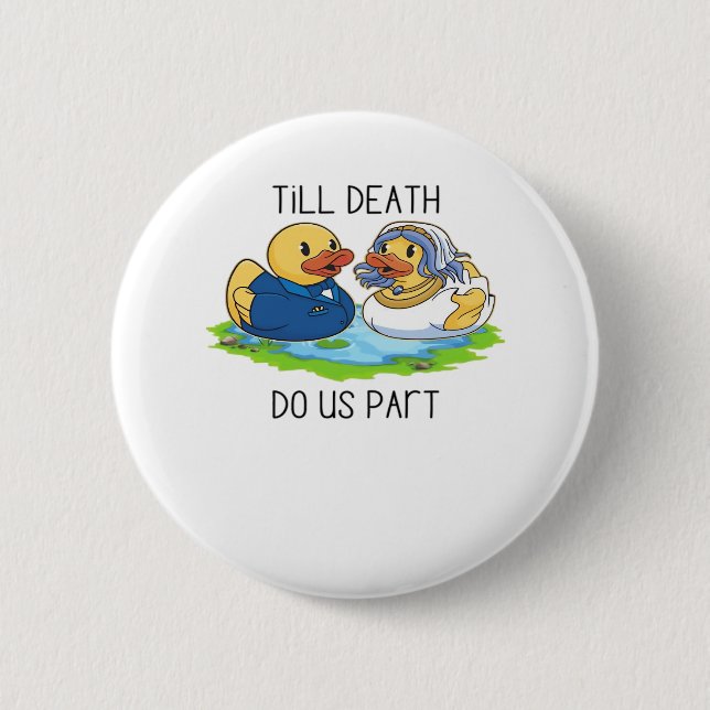 Till Death Do Us Part Classic – Autumn Love Story 6 Cm Round Badge (Front)