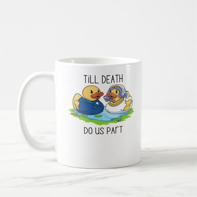 Till Death Do Us Part Classic – Autumn Love Story Coffee Mug (Left)