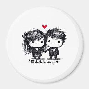 Till Death Do Us Part Classic – Autumn Love Story Magnet
