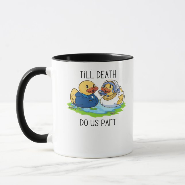 Till Death Do Us Part Classic – Autumn Love Story Mug (Left)