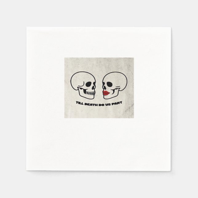 Till Death Do Us Part Classic – Autumn Romance Aes Napkin (Front)