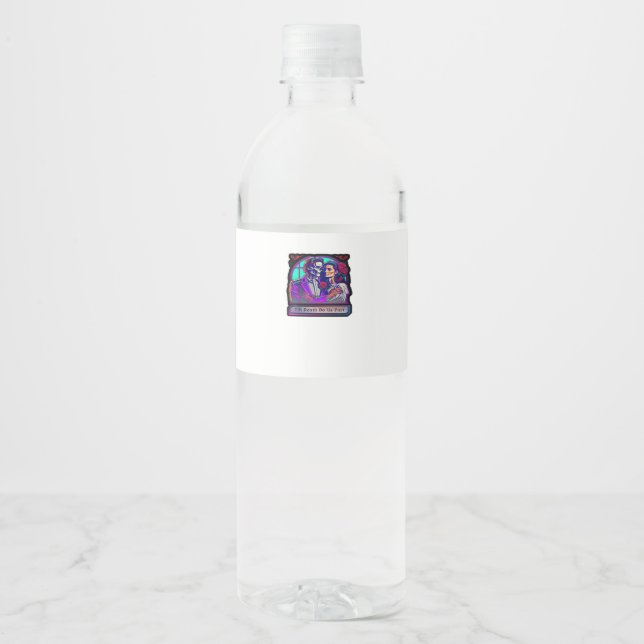 Till Death Do Us Part Classic – Basic Aesthetic Water Bottle Label (Front)