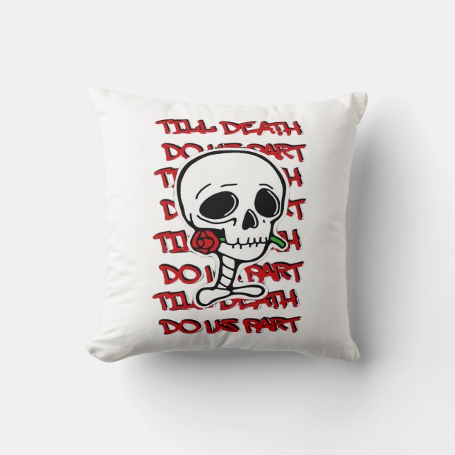 Till Death Do Us Part Classic – Basic Halloween De Cushion (Front)