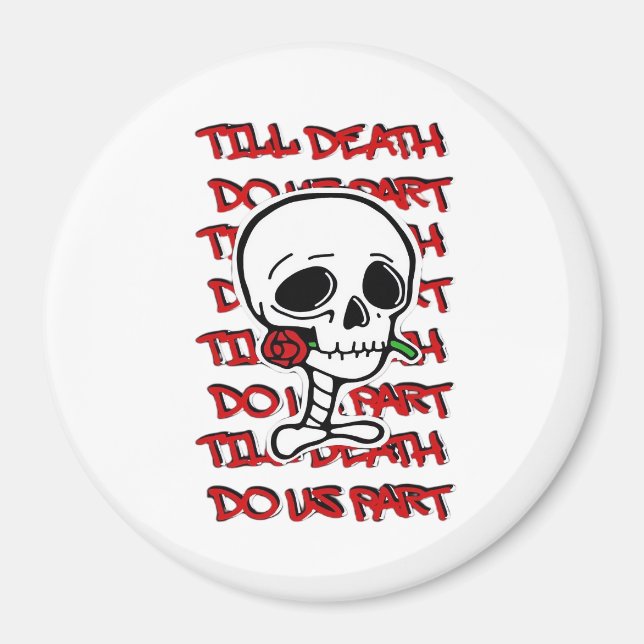 Till Death Do Us Part Classic – Basic Halloween De Magnet (Front)