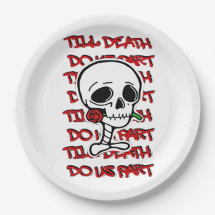 Till Death Do Us Part Classic – Basic Halloween De Paper Plate