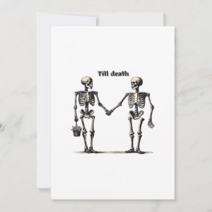 Till Death Do Us Part Classic – Funny Love Quote Holiday Card
