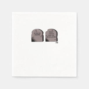 Till Death Do Us Part Classic – Funny Skeleton Cou Napkin