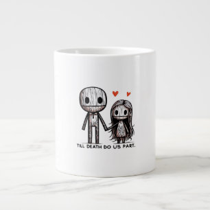Till Death Do Us Part Classic – Funny Wedding Quot Large Coffee Mug
