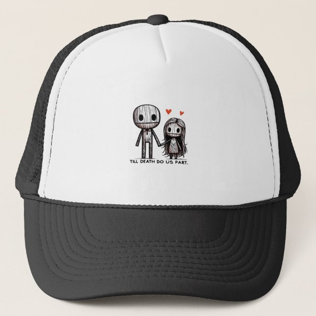 Till Death Do Us Part Classic – Funny Wedding Quot Trucker Hat (Front)