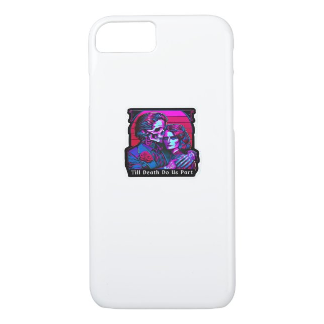 Till Death Do Us Part Classic – Grim Reaper Romanc Case-Mate iPhone Case (Back)
